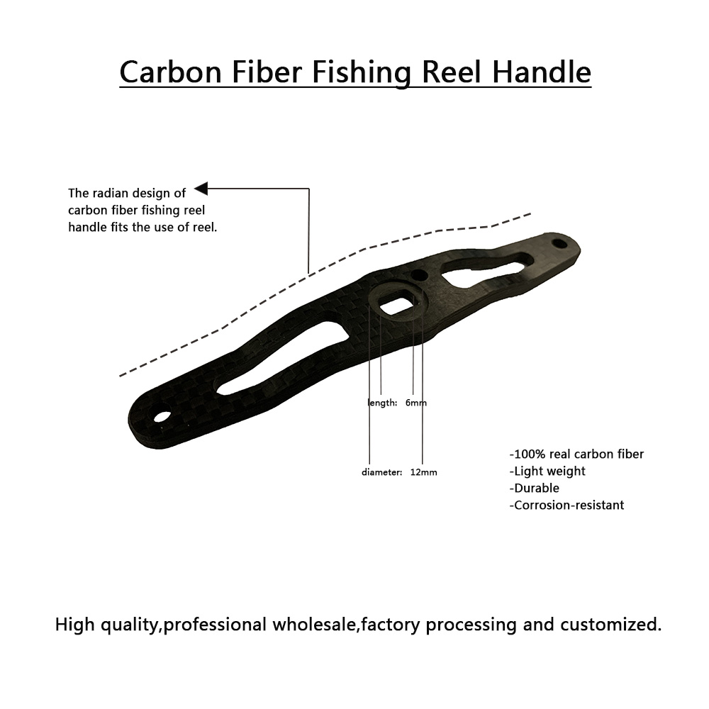 Customized Real Carbon Fiber Fishing Reel Handle - China Dongguan