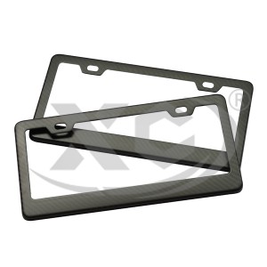 Real Carbon fiber license frame for USA  and Canada different surface