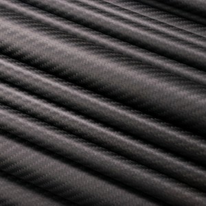 Carbon fiber roll wrapped tube 3k Twill matte 6-200mm length 1500mm