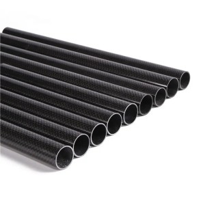 Carbon roll wrapped tubes 3K Plain glossy  OD 6-200mm length 1500mm