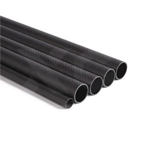 Carbon roll wrapped tubes 3K Plain glossy  OD 6-200mm length 1500mm