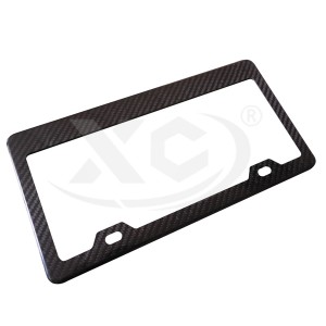 Real Carbon fiber license frame for USA  and Canada different surface