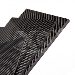 carbon fiber Sheets 3K Twill Glossy 0.2-60mm size 500*500mm