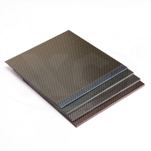 Color carbon fiber panels 0.2-60mm size 500*600mm