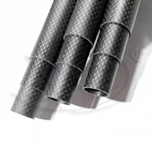 3k Carbon round tubes matte 6mm 8mm 10mm 12mm 14mm OD