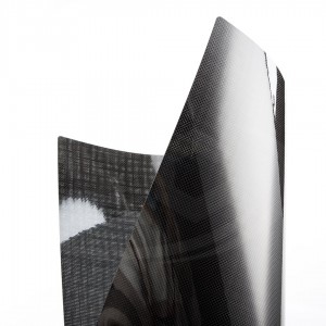 Flexible carbon fiber sheets 0.5mm 3k plain glossy size 500*600mm