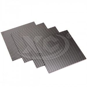 3K Twill matte carbon fiber Sheets 0.2-60mm size 600*1000mm