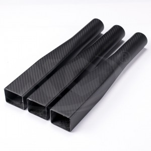 Customized carbon fiber tubes