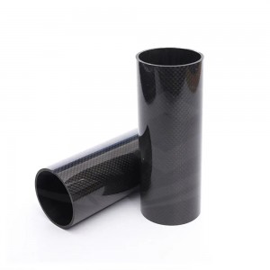 Carbon round tubes 3k Plain glossy OD 6-200mm length 1500mm
