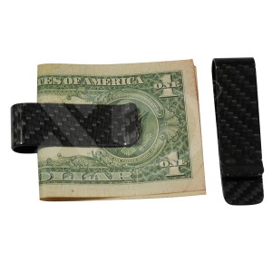 Customized carbon fiber money clip carbon wallet  with different