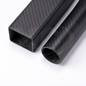 Customized carbon fiber tubes