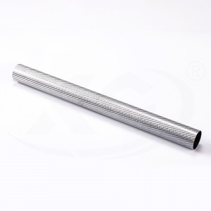 Silver carbon fiber tubes OD 6-200MM Length 1000mm