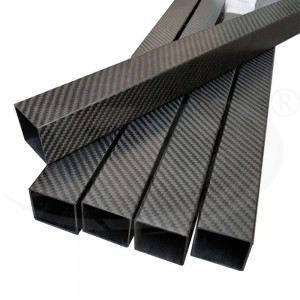 Carbon fiber square tubes  customer different size and length