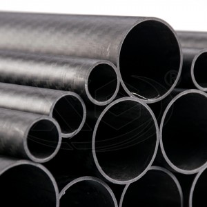 Carbon fiber round tube 3k Twill matte 6-200mm length 1000mm