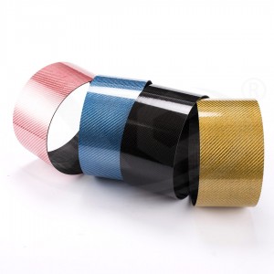 3K Twill color carbon fiber tubes custome size