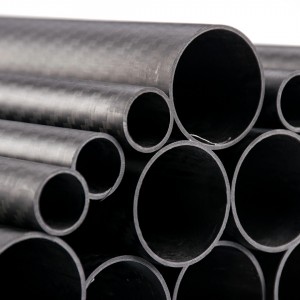 Carbon fiber roll wrapped tube 3k Twill matte 6-200mm length 1500mm