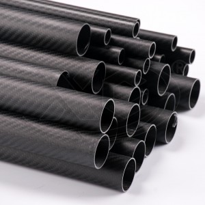 Carbon tubes OD 35mm 38mm 40mm 50mm length 1000mm