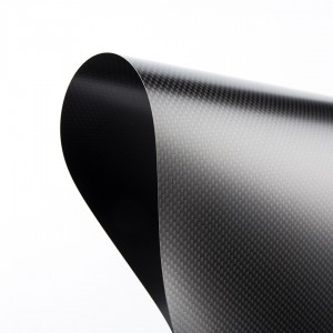 0.4mm carbon flexbile sheet 3k plain matte  size 500*500mm