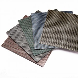 Color carbon fiber panels 0.2-60mm size 500*600mm