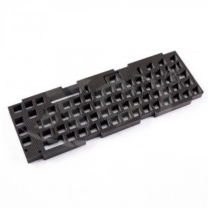 Customized carbon fiber keypad carbon plate cnc