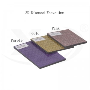 3D Diamond weave carbon plate different color and size