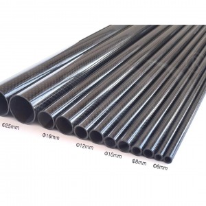 Carbon tubes  matte surface  28mm 30mm 35mm 40mm 50mm OD