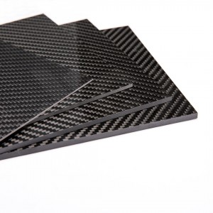 carbon fiber Plates 3K Twill Glossy 0.5mm 1mm 1.5mm , 2mm 2.5mm 3mm