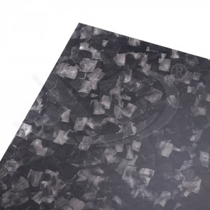 Black forged carbon fiber plates  1-20mm size 500*500