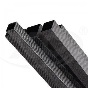 Carbon fiber square tubes  customer different size and length