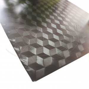 New carbon fiber plates 3D weave 1.5mm 2mm 3mm 4mm 5mm