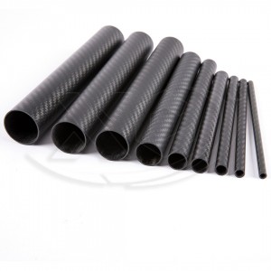 Carbon tubes OD 35mm 38mm 40mm 50mm length 1000mm