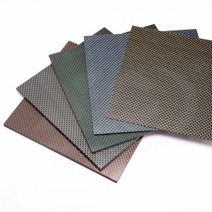 Color carbon fiber panels 0.2-60mm size 500*600mm