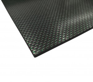 Green Carbon fiber sheets 0.2mm 0.5mm 0.8mm 1mm